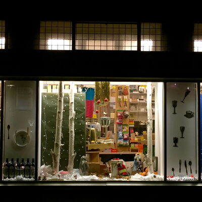 Das Winterschaufenster im Chornlade