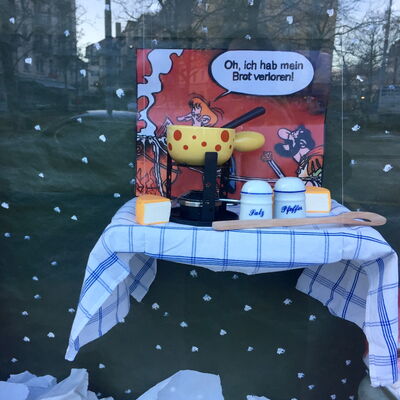 Das Winterschaufenster im Chornlade