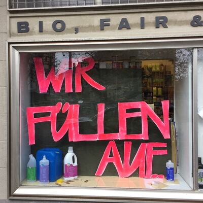 Wir füllen auf