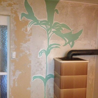 Wandgestaltung im Wohnzimmer
